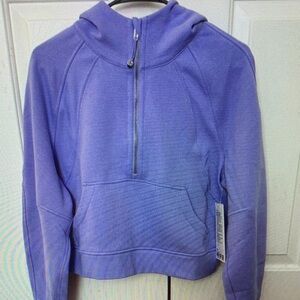 Lilac scuba hoodie